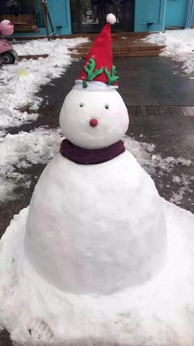 堆雪人活动倡议