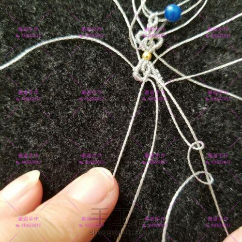 少女心爆棚的蝴蝶结绳编戒指