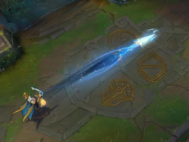 你想知道的寒冰大招特效,御星魔矢斗转星移,老皮肤的它独当一面