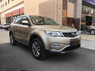 2017年6月吉利 博越 1.8 td 智尊型香槟色自动档