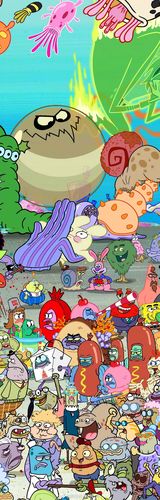 《海绵宝宝》20周年官方所有角色海报公开,找到你喜欢