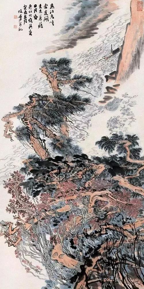 清晨阅读丨陆俨少对传统山水画的继承与革新附陆俨少画树课徒稿