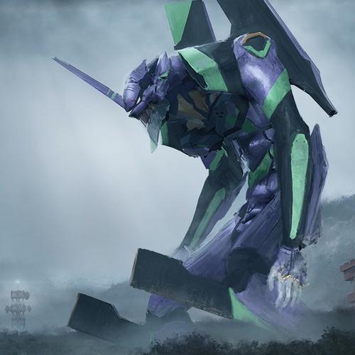 谁有eva初号机这个高清图片跪求