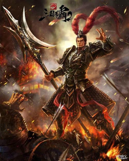 三国原画# #中国风原画# #男战士# #中国风铠甲#@北