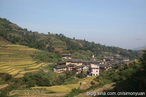 黄金山村风景图片(2) - 366亿图网