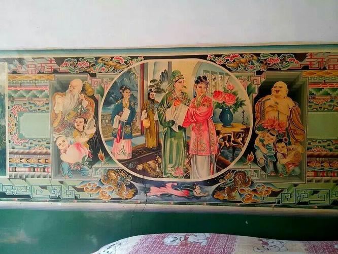 山西朔州鹏翔艺术古建彩绘 《炕围画》制作专栏 罗文亮13097642703