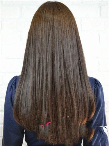 发尾是v字型的是什么发型