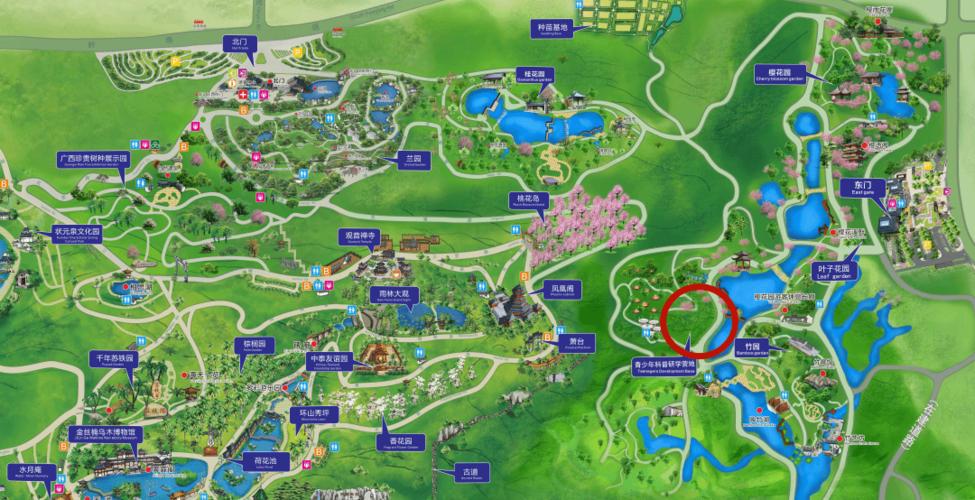 青秀山东区丛林乐园(东区大草坪)