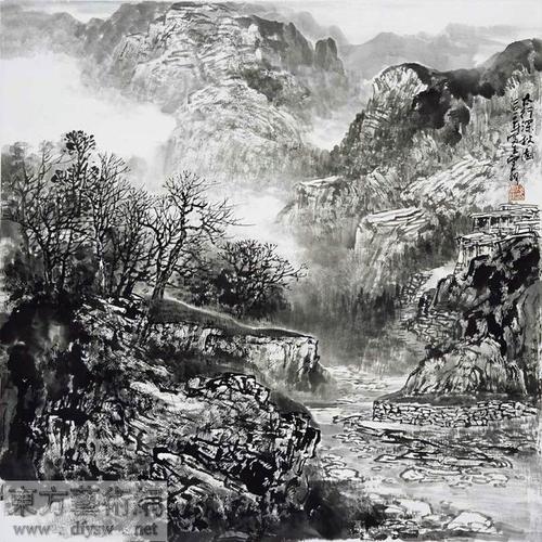 施云翔山水画作品欣赏