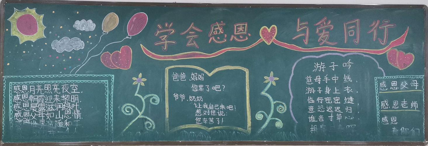 四年级黑板报作品展示