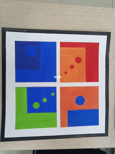 色彩构成 色相 同类色邻近色对比色互补色08作业_色彩构成_北华大学