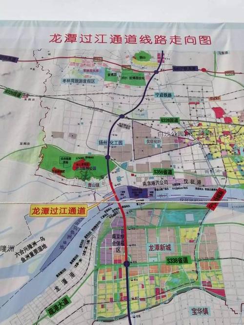龙潭过江通道开工!涉及这些地方还可能拆迁.