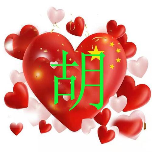 爱国头像:粉丝定制姓氏头像,请笑纳