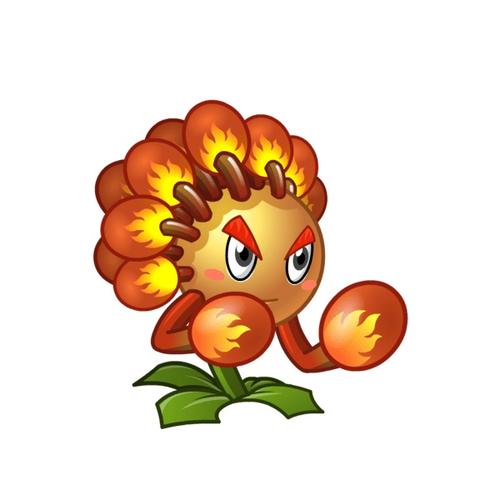 植物大战僵尸2红红火火植物秀火豌豆不秀女王天神下凡