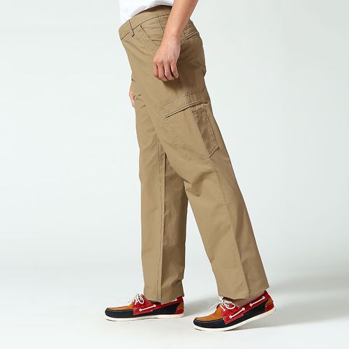 hugo boss驼色棉质男士休闲裤