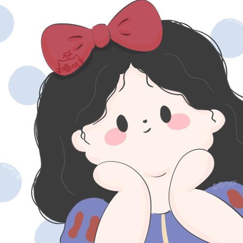 q版胖嘟嘟迪士尼公主动漫头像