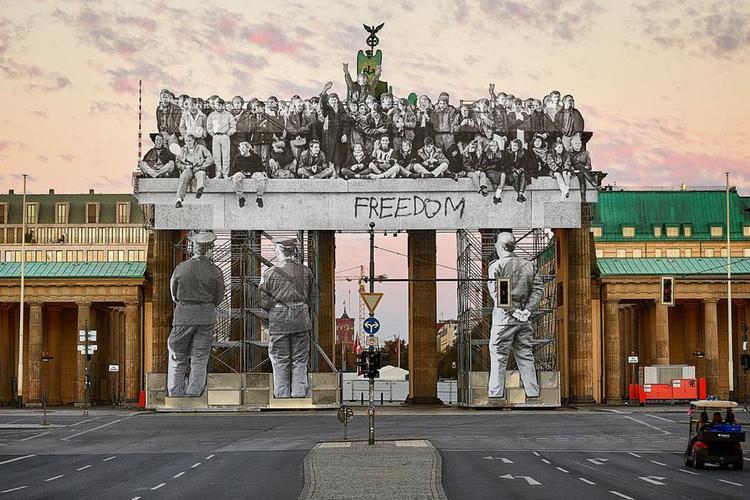 jr at brandenburg gate berlin