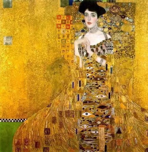 阿黛尔·布洛赫·鲍尔夫人portrait of adele bloch-bauer i ,1907又