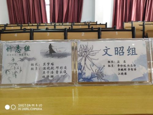 东城中学七年级组牌设计比赛