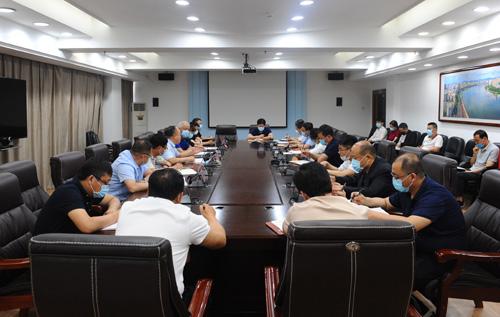 图为吉林高新区党工委(扩大)会议暨疫情防控工作领导小组第48次会议