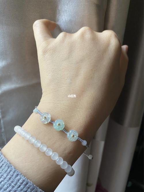 翡翠a货小花花手链_翡翠_手链_华晨宇_翡翠小花手链_时尚_配饰