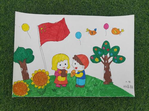 童之梦幼儿园亲子绘画比赛---"党是阳光我是苗"得奖名次