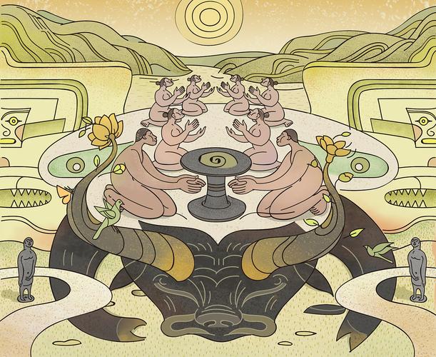 《良渚文化》系列插图