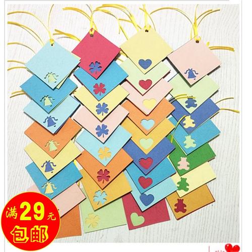书签卡片新年小吊教师节日心意许愿树墙祝福双层儿童节装饰 现货