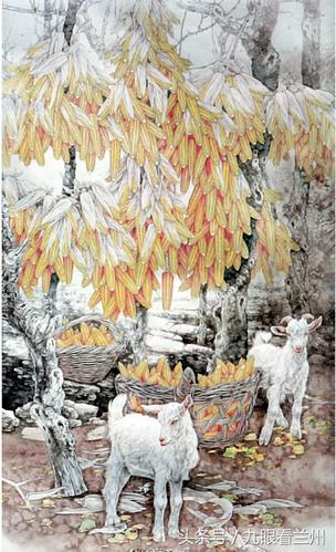 [转载]山东莒县何乃磊的乡土工笔画