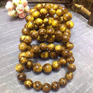 金丝海柳手串佛珠收藏级孤品文玩手串活柳血柳红柳赤柳黑珊瑚手链