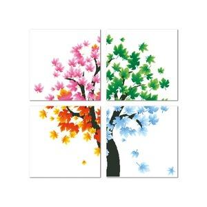 春夏秋冬儿童画春夏秋冬花组合简笔画优漫卡-20kb