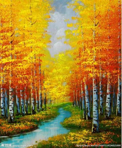 油画风景_百度图片搜索