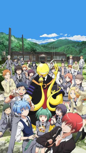 求暗杀教室(三年e班)高清壁纸要手机的,最后有大家在一起的合照,尽量