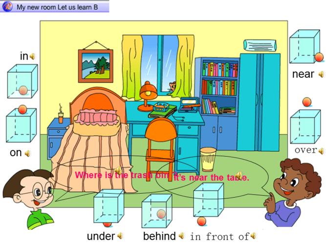 pep小学英语五年级上册《mynewroom》单词课