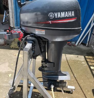 雅马哈2冲15匹船外机短轴短轴进口机进口机淡水
