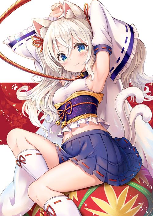 二次元猫耳朵壁纸