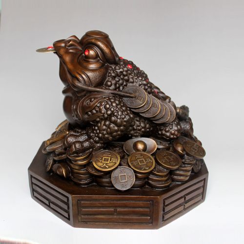 三足金蟾礼品工艺品铜工艺品摆件家居办公摆件八卦金蟾