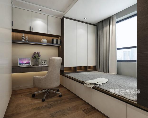 四居室-现代简约-次卧-效果图效果图_2018装修案例