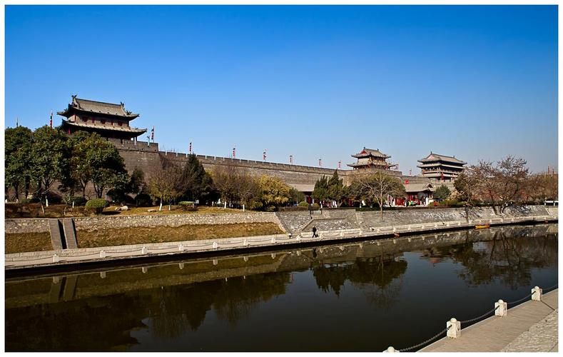 西安保存最完整的古代城墙墙高12米有城门18座是5a景区