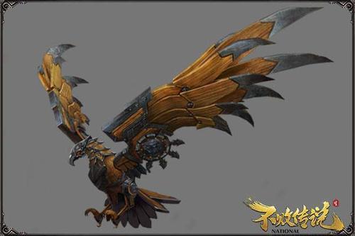 推出拉风的飞行坐骑机关鸟,商城无售,玩家只能通过双方副本鲁班秘境