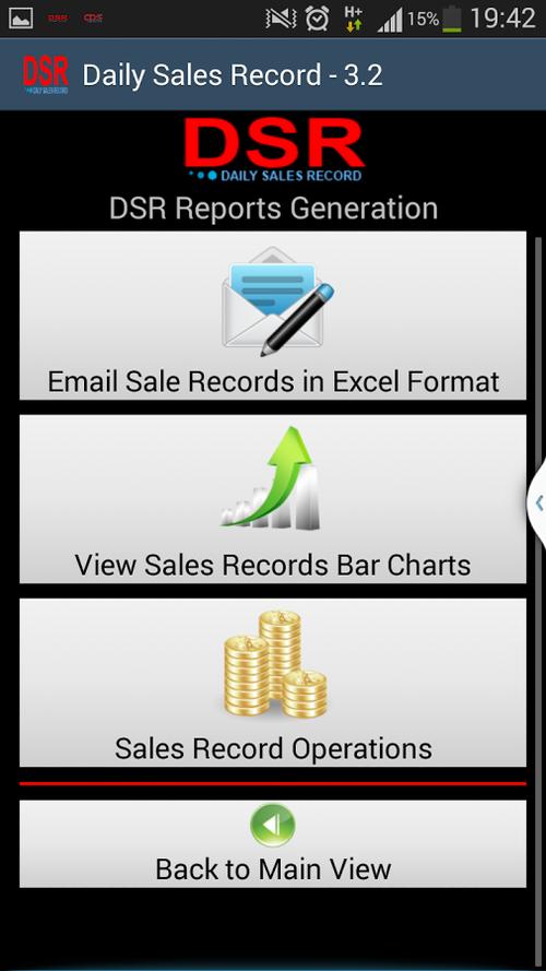 daily sales record