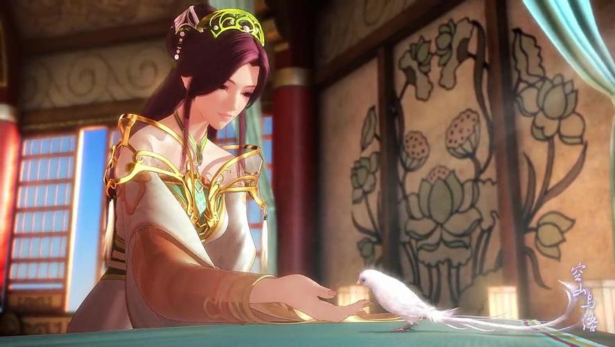 【秦时明月】 弄玉,中国首部3d武侠动漫《秦时明月》系列中的女性角色