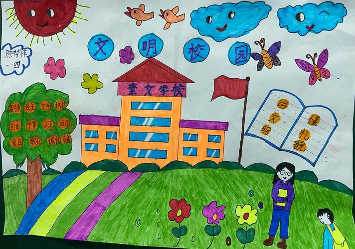 曲阜市奎文学校"共建圣城家园,共享文明成果" 主题绘画活动圆满举行