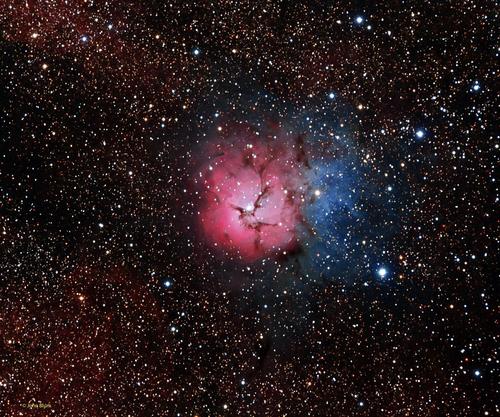 m20,ngc 6514 三叶星云