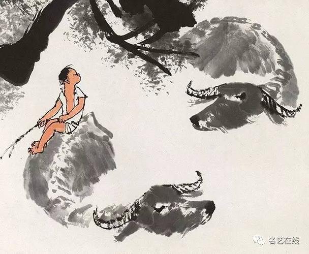 李可染笔下100多水牛图高清放大发现了不可告人的秘密