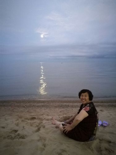 与高广利夫妇,姜英群夫妇相聚兴凯湖畔.2018年7月26日