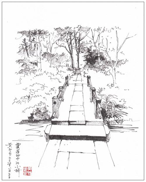 西溪湿地中的小桥