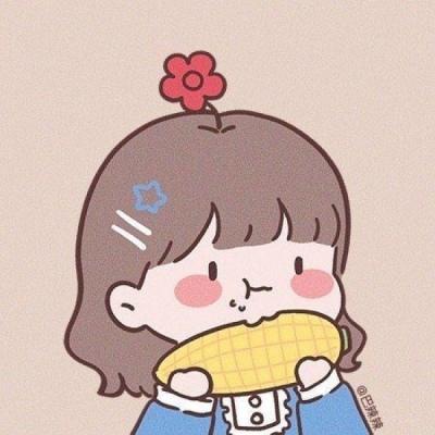 女生干饭人头像可爱卡通图片