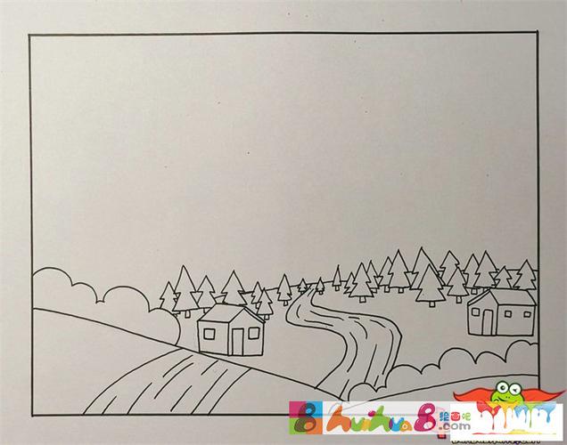 一幅春天简单漂亮的画,春天怎么画简单好看怎么画简笔