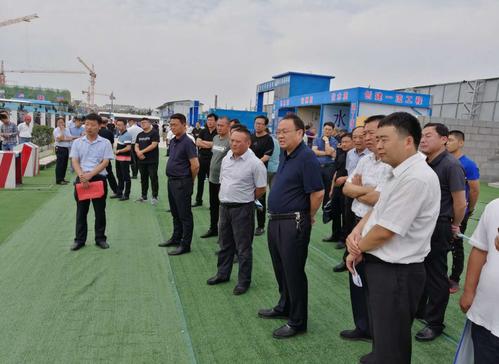 单县文化家园项目迎来观摩团-集团新闻-菏泽城建工程